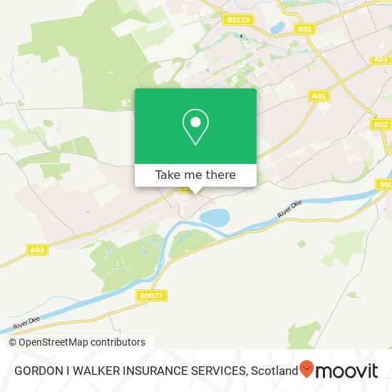 GORDON I WALKER INSURANCE SERVICES map