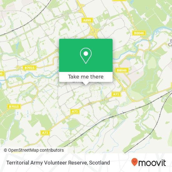 Territorial Army Volunteer Reserve map