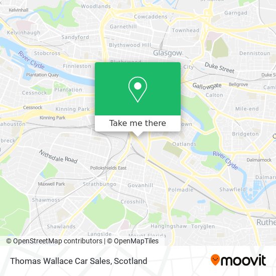 Thomas Wallace Car Sales map