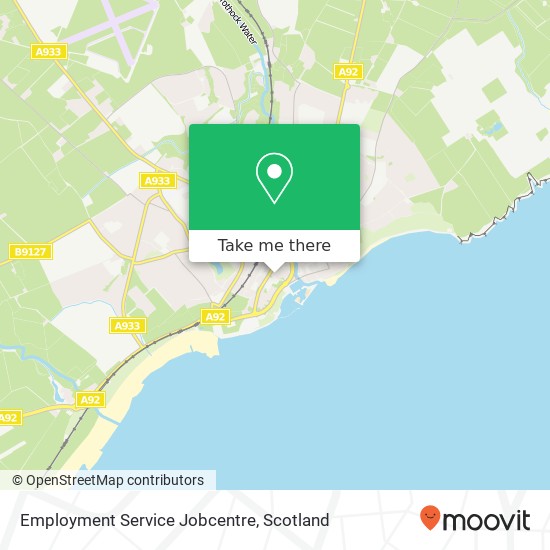 Employment Service Jobcentre map