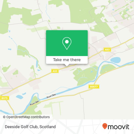 Deeside Golf Club map