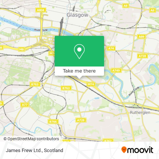 James Frew Ltd. map