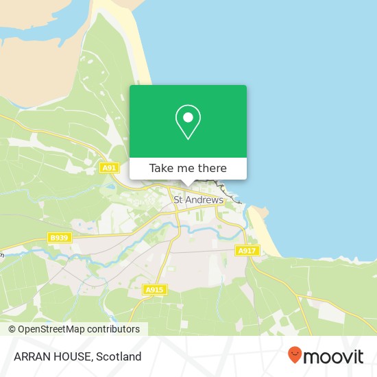 ARRAN HOUSE map