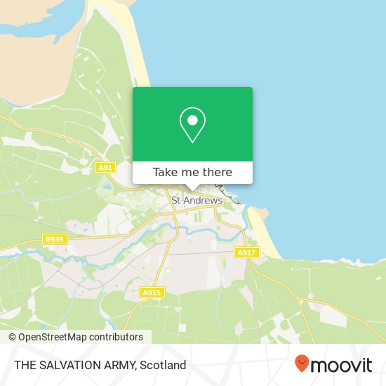 THE SALVATION ARMY map
