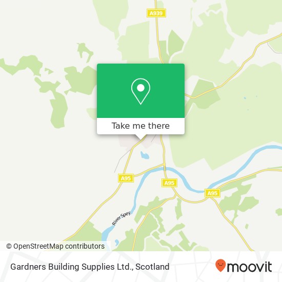 Gardners Building Supplies Ltd. map