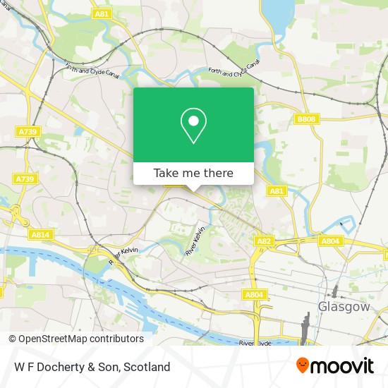 W F Docherty & Son map