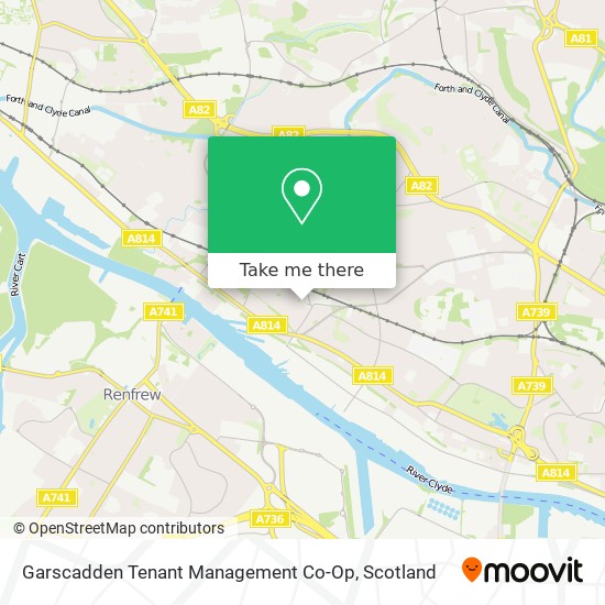 Garscadden Tenant Management Co-Op map