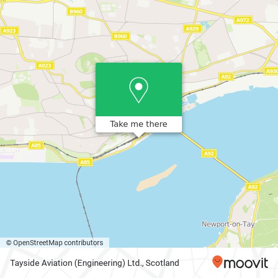 Tayside Aviation (Engineering) Ltd. map