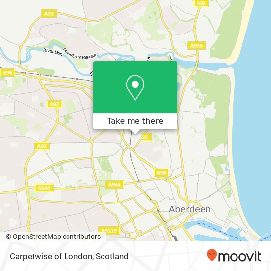 Carpetwise of London map
