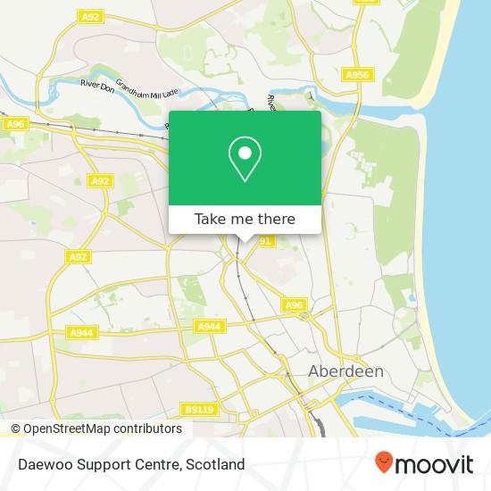 Daewoo Support Centre map