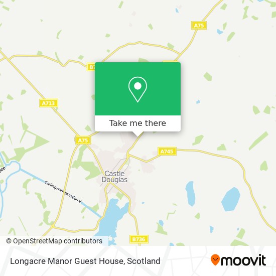 Longacre Manor Guest House map