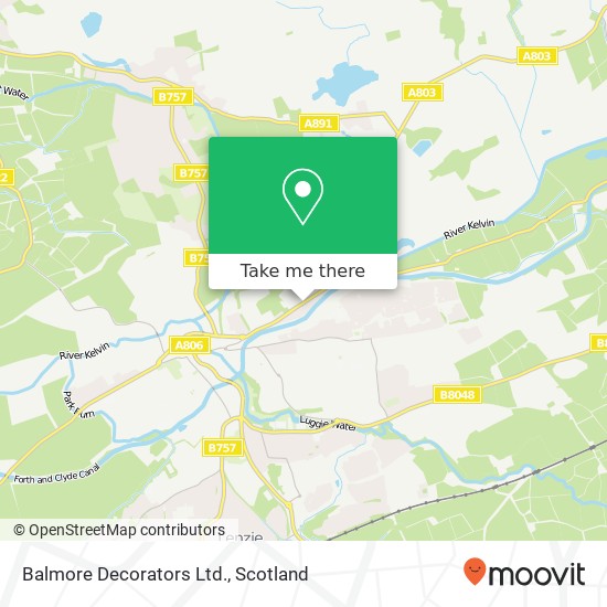 Balmore Decorators Ltd. map