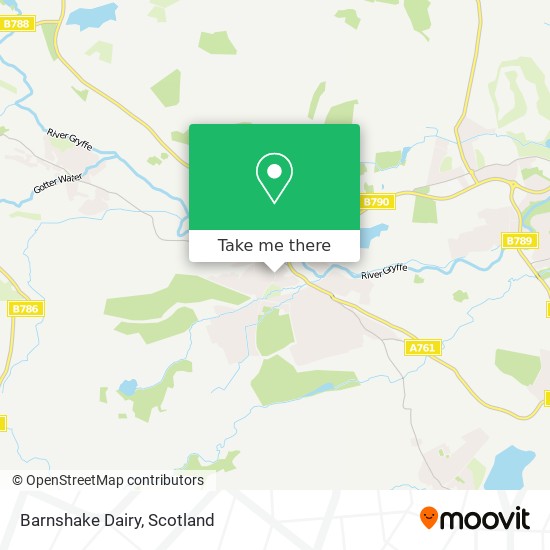 Barnshake Dairy map