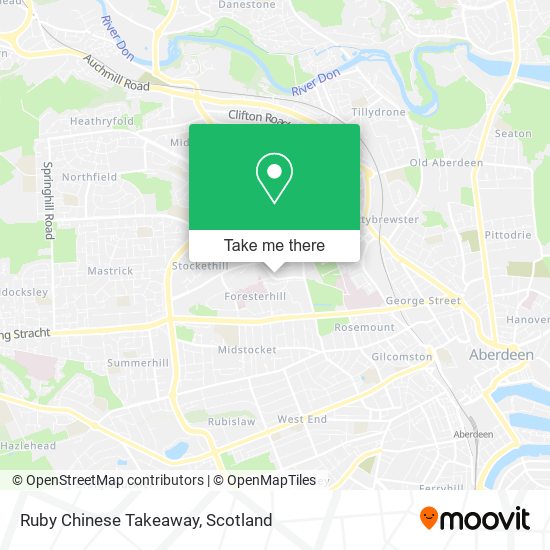 Ruby Chinese Takeaway map