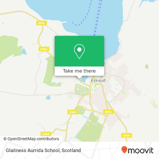 Glaitness Aurrida School map