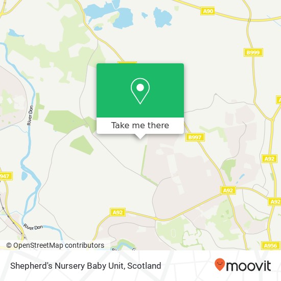 Shepherd's Nursery Baby Unit map