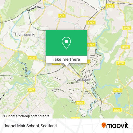 Isobel Mair School map