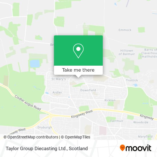 Taylor Group Diecasting Ltd. map