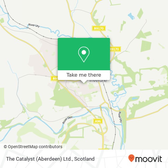The Catalyst (Aberdeen) Ltd. map