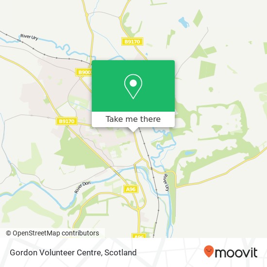 Gordon Volunteer Centre map