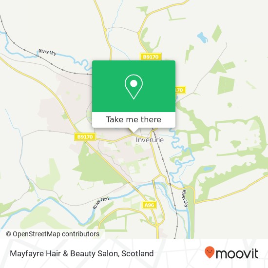 Mayfayre Hair & Beauty Salon map