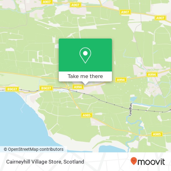 Cairneyhill Village Store map