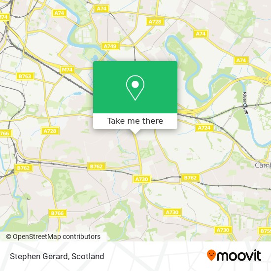 Stephen Gerard map