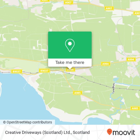 Creative Driveways (Scotland) Ltd. map