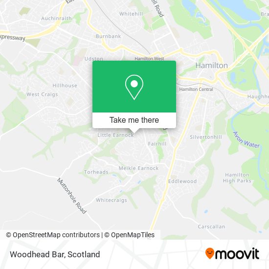 Woodhead Bar map