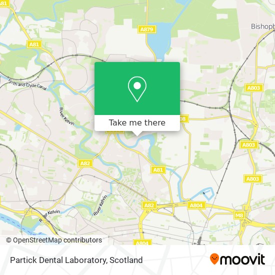 Partick Dental Laboratory map
