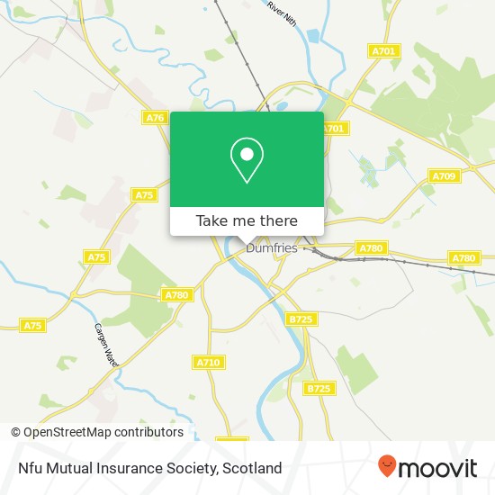 Nfu Mutual Insurance Society map