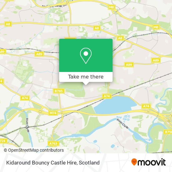 Kidaround Bouncy Castle Hire map