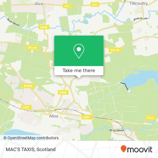 MAC'S TAXIS map