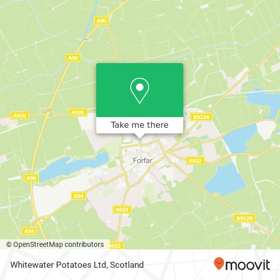 Whitewater Potatoes Ltd map