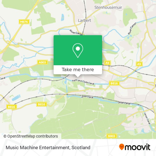 Music Machine Entertainment map