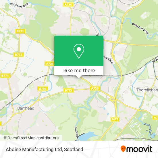 Abdine Manufacturing Ltd map