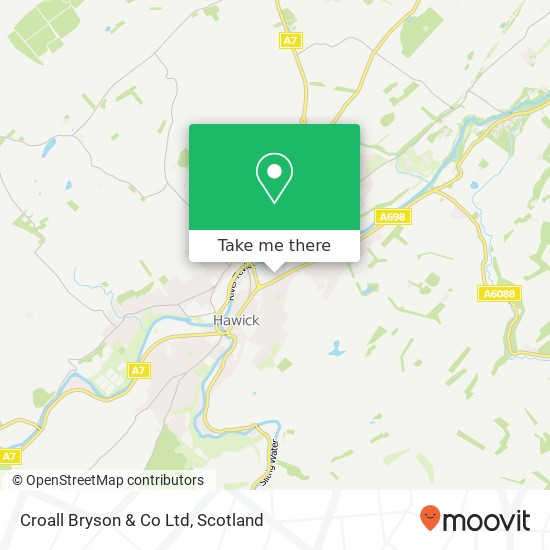 Croall Bryson & Co Ltd map