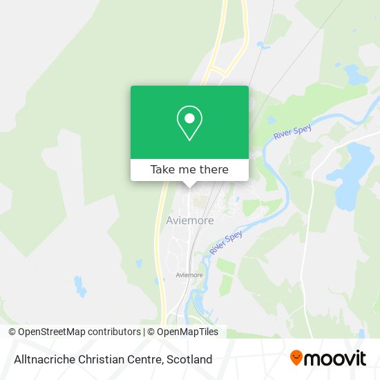 Alltnacriche Christian Centre map