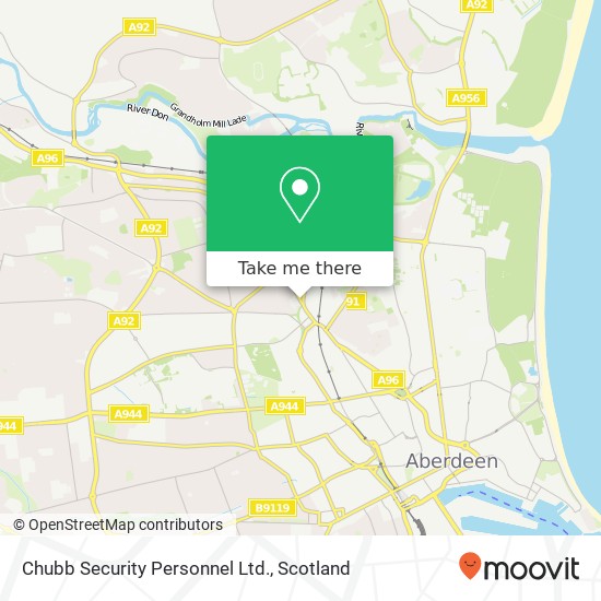 Chubb Security Personnel Ltd. map