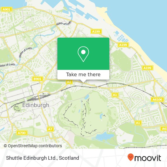 Shuttle Edinburgh Ltd. map