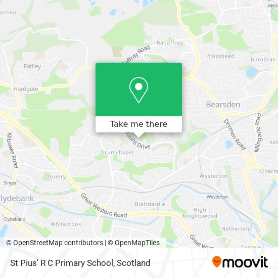 St Pius' R C Primary School map