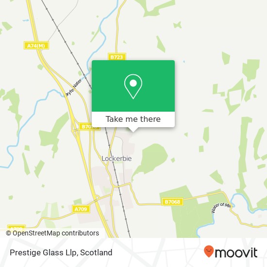 Prestige Glass Llp map