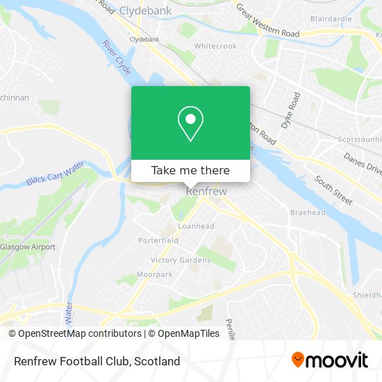 Renfrew Football Club map