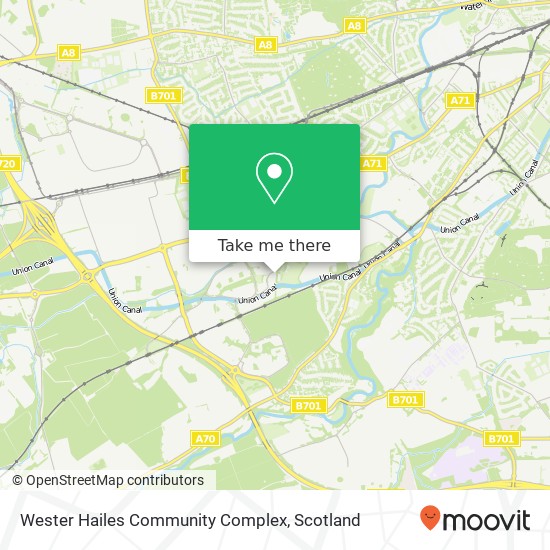 Wester Hailes Community Complex map