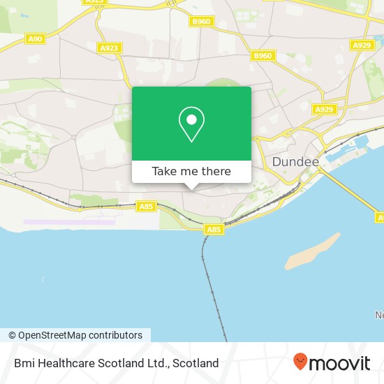 Bmi Healthcare Scotland Ltd. map