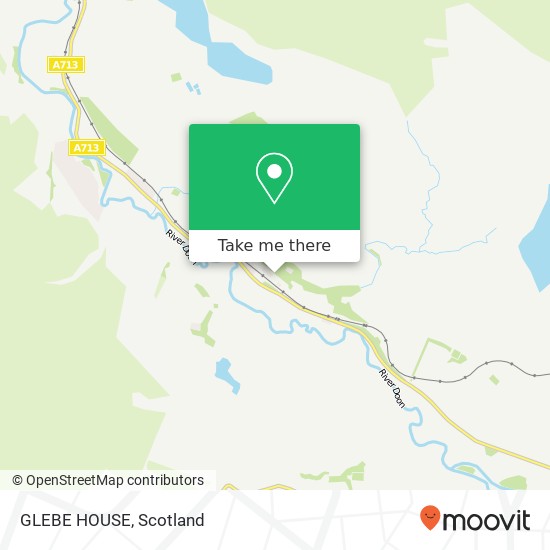 GLEBE HOUSE map