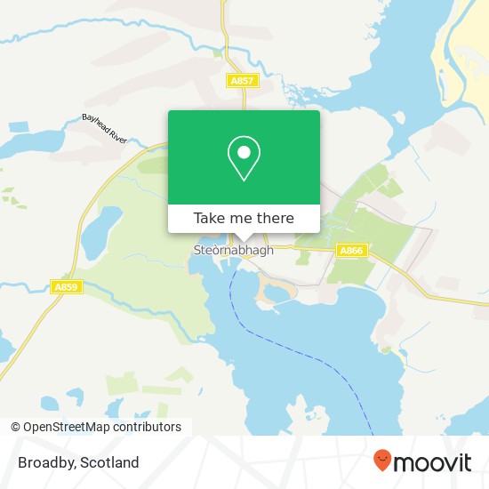 Broadby map