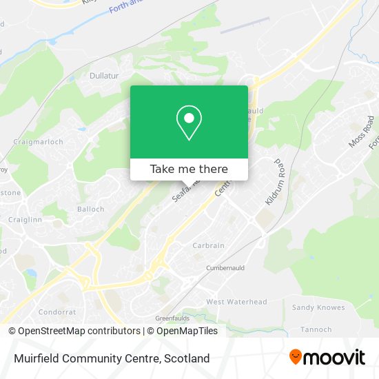 Muirfield Community Centre map