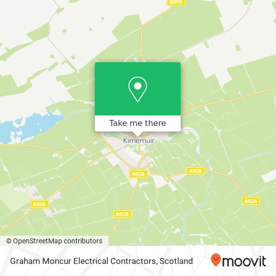 Graham Moncur Electrical Contractors map