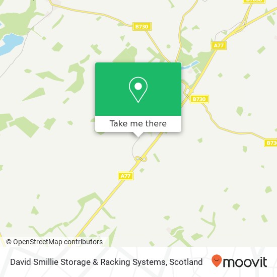 David Smillie Storage & Racking Systems map